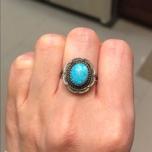 Sterling silver turquoise ring